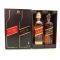 Johnnie Walker Pack  of200 ml Black label + 200 ml Red Label