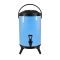 SOGA 10L Stainless Steel Insulated Milk Tea Barrel Hot and Cold Beverage Dispenser Container with Faucet Blue