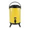 SOGA 10L Stainless Steel Insulated Milk Tea Barrel Hot and Cold Beverage Dispenser Container with Faucet Yellow