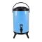 SOGA 12L Stainless Steel Insulated Milk Tea Barrel Hot and Cold Beverage Dispenser Container with Faucet Blue