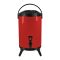 SOGA 12L Stainless Steel Insulated Milk Tea Barrel Hot and Cold Beverage Dispenser Container with Faucet Red