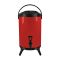 SOGA 10L Stainless Steel Insulated Milk Tea Barrel Hot and Cold Beverage Dispenser Container with Faucet Red