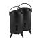 SOGA 2X 12L Stainless Steel Insulated Milk Tea Barrel Hot and Cold Beverage Dispenser Container with Faucet Black