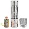 Rusty Barrel Vodka Skull Cocktail Shaker Gift Set 700ml