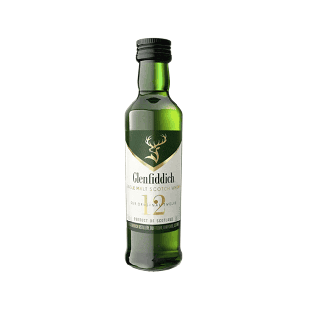Glenfiddich 12 Year Old Single Malt Whisky 50ml Miniature