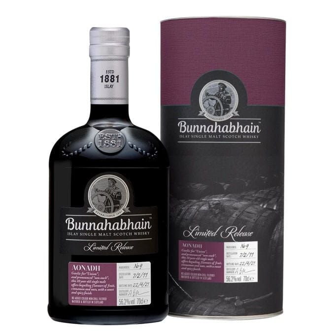 Bunnahabhain 2011 Aonadh 10 Year Old Single Malt Whisky 56.2% 700ml