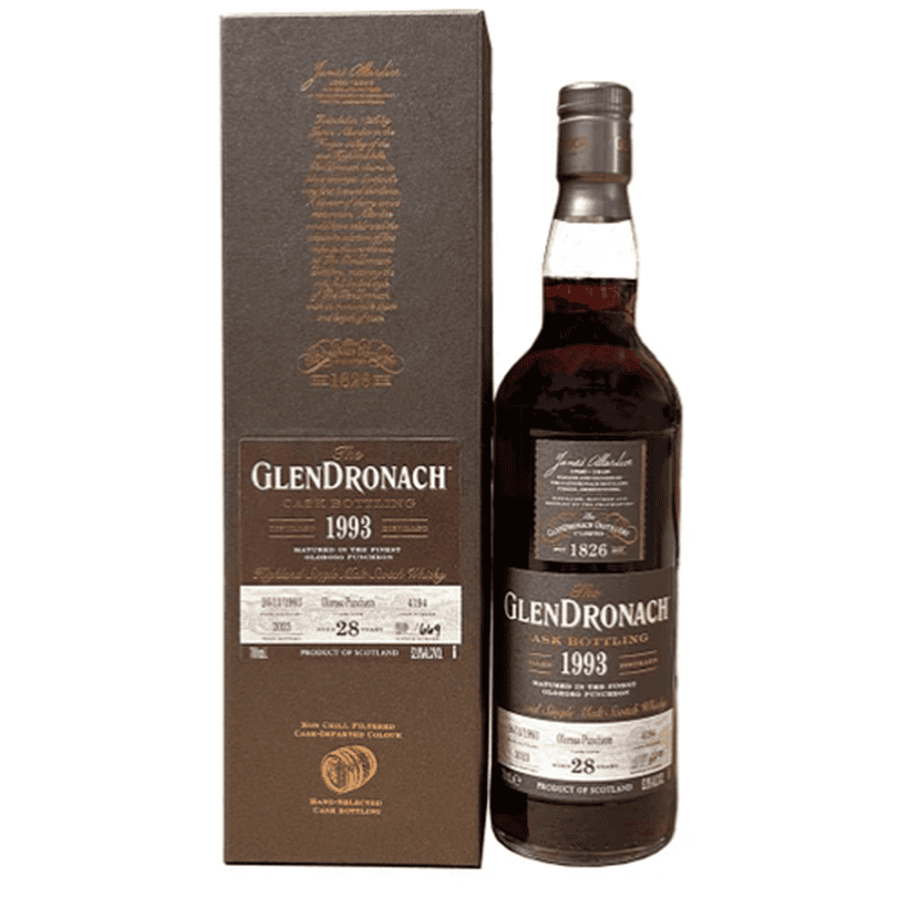 Glendronach 28yo 1993 Cask 4194 52.8%ABV 700ml