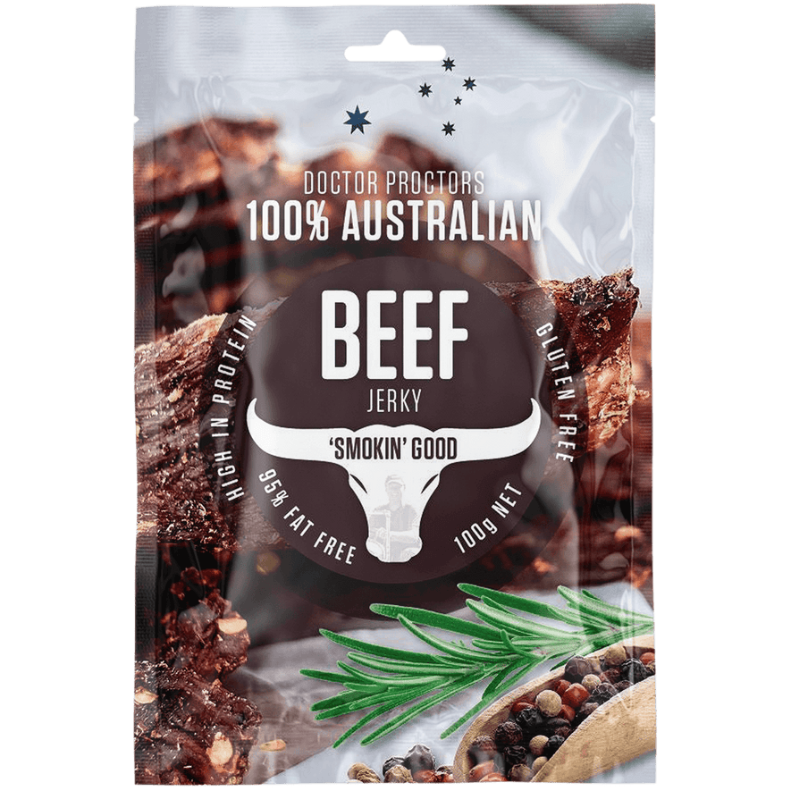 Doctor Proctor's Tasty 'Smokin' Good Beef Jerky x 100g