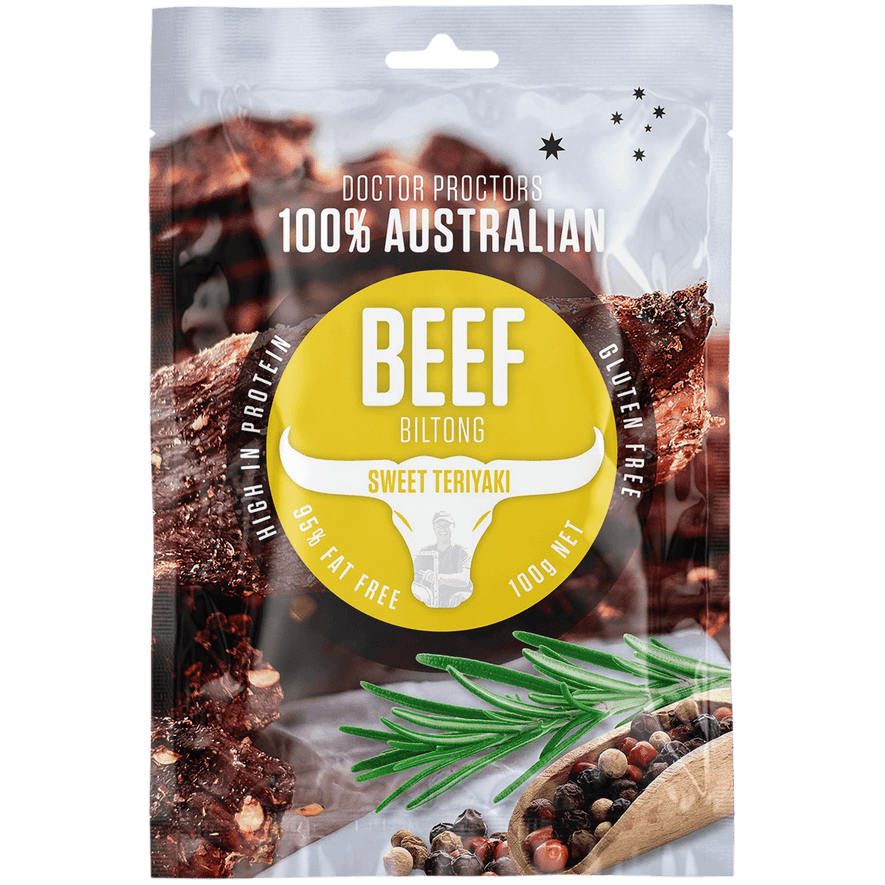 Doctor Proctor's Sweet Teriyaki Beef Biltong x 100g